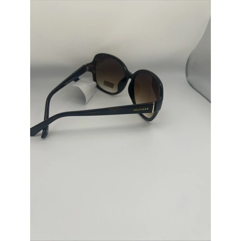 Tommy Hilfiger Hilfiger WP OL577 Oversized Oval Sunglasses Shiny Brown